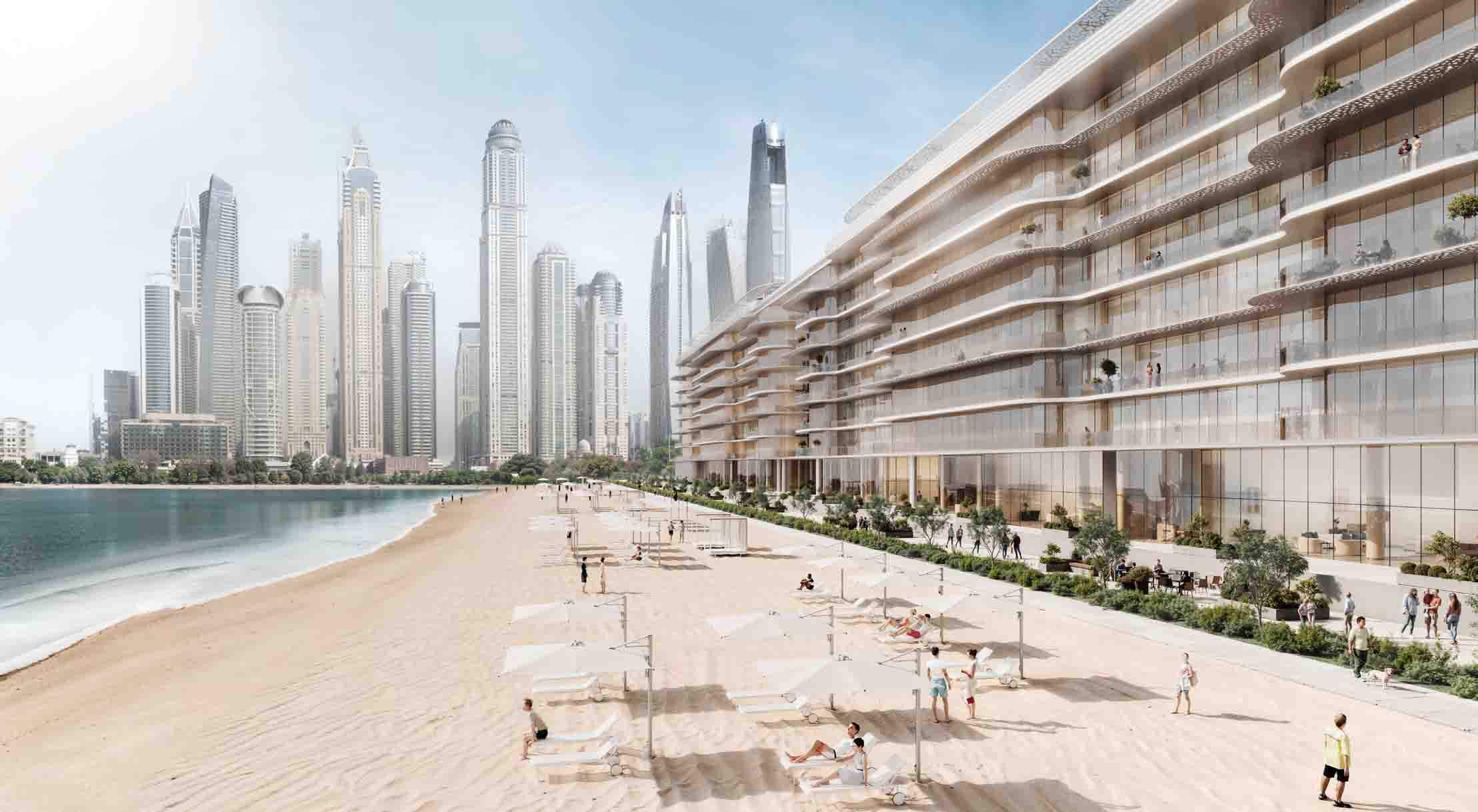 Harbour Residences exterior and beach